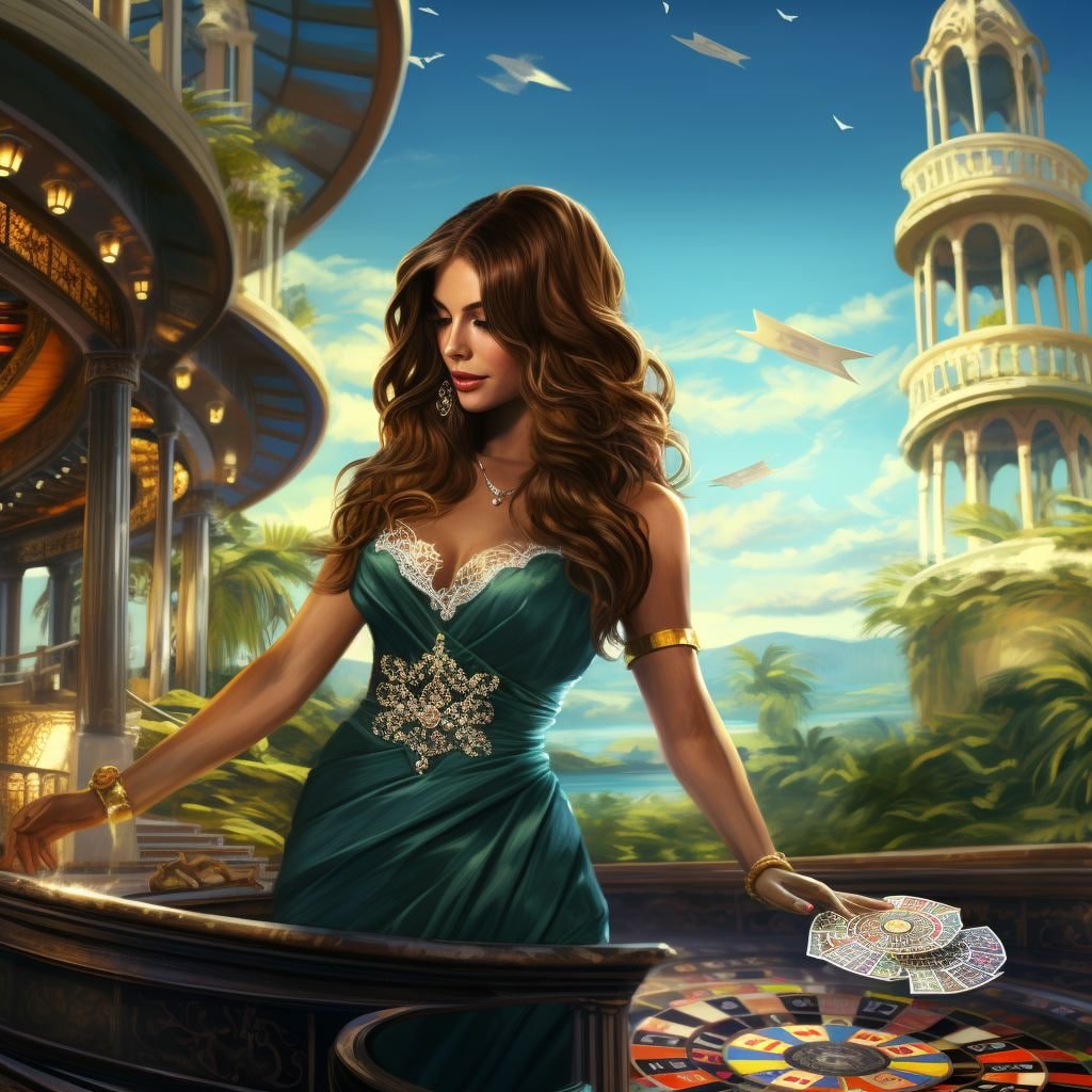 Interface taruhan Pretty Gaming dengan dealer di kamera utama